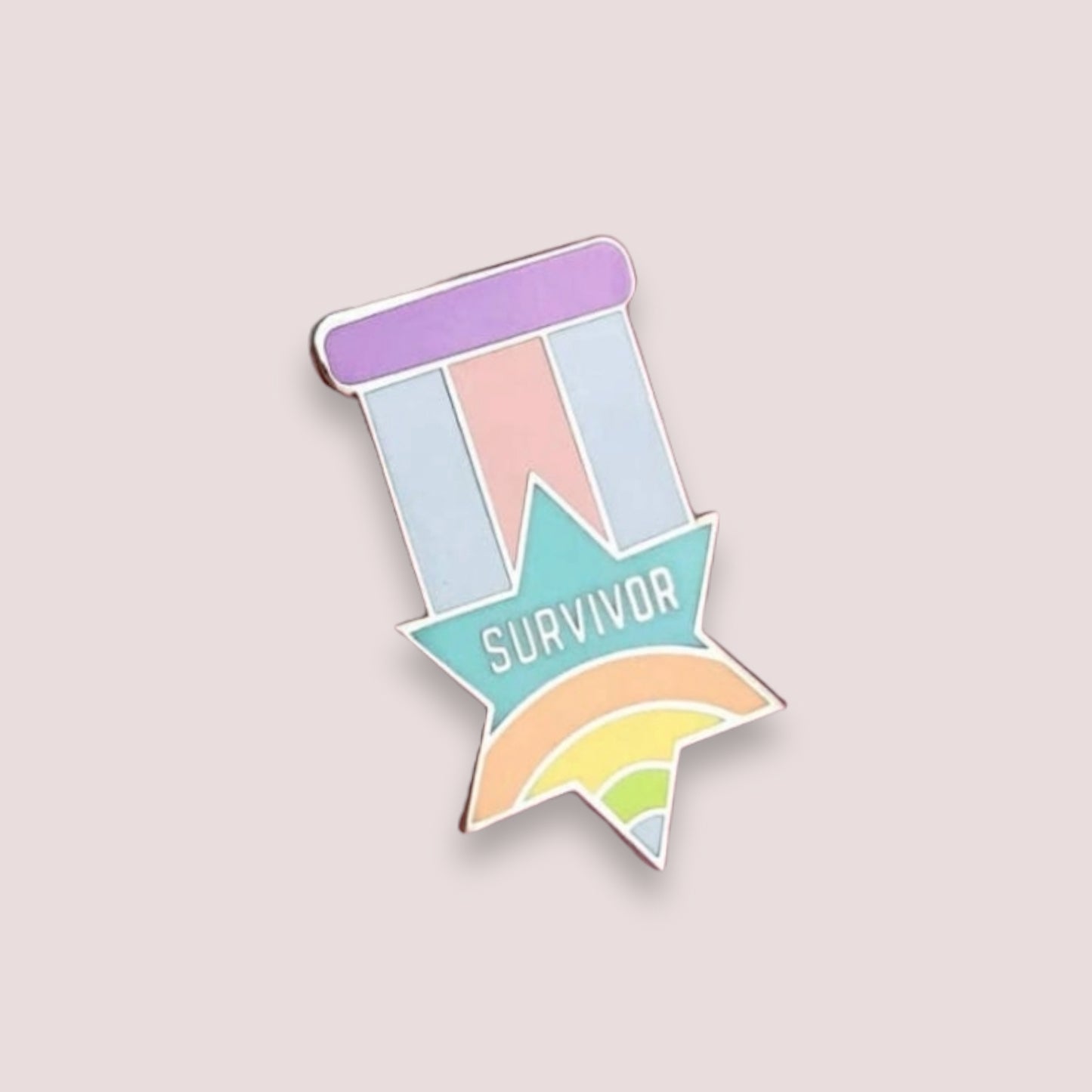 Survivor Enamel Pin