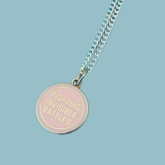 Fighting Invisible Battles Necklace